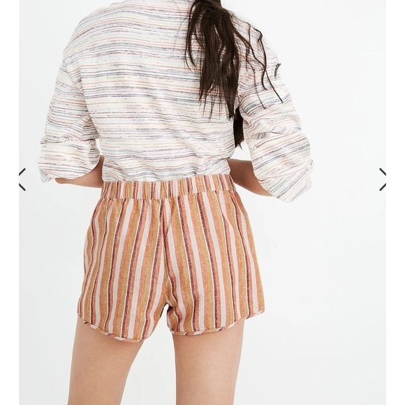 Madewell Linen-Cotton Pull-On Shorts - Picture 2 of 8